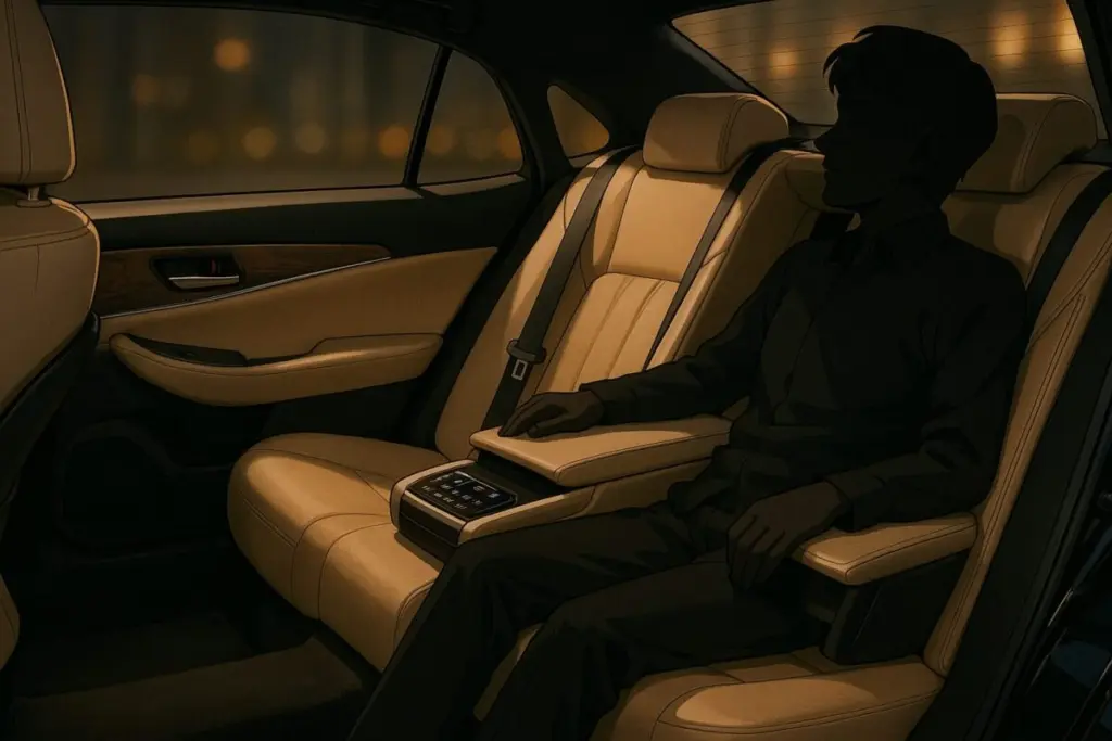 後席装備の違い|リアシートの快適性はクラウン最高レベル