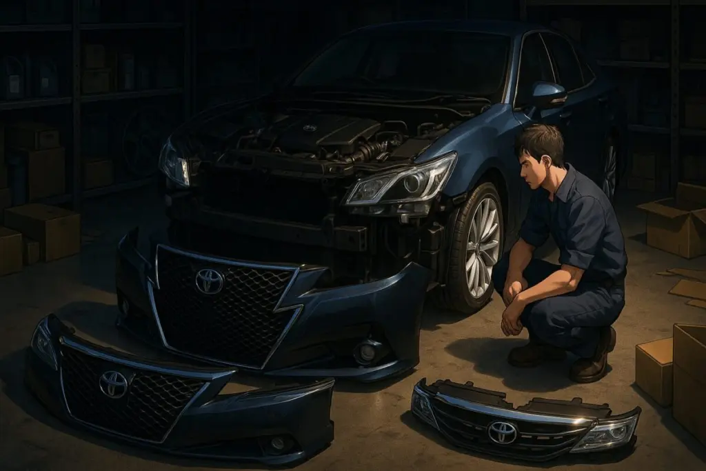 前期を後期仕様にするカスタムパーツ(バンパー・ライト・ガーニッシュ)