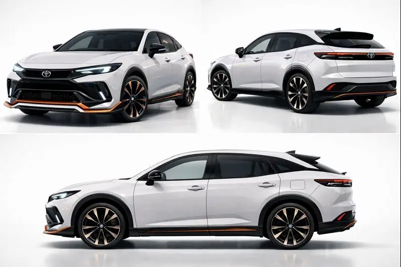 モデリスタエアロのパーツ構成を整理(フロント・サイド・リア)