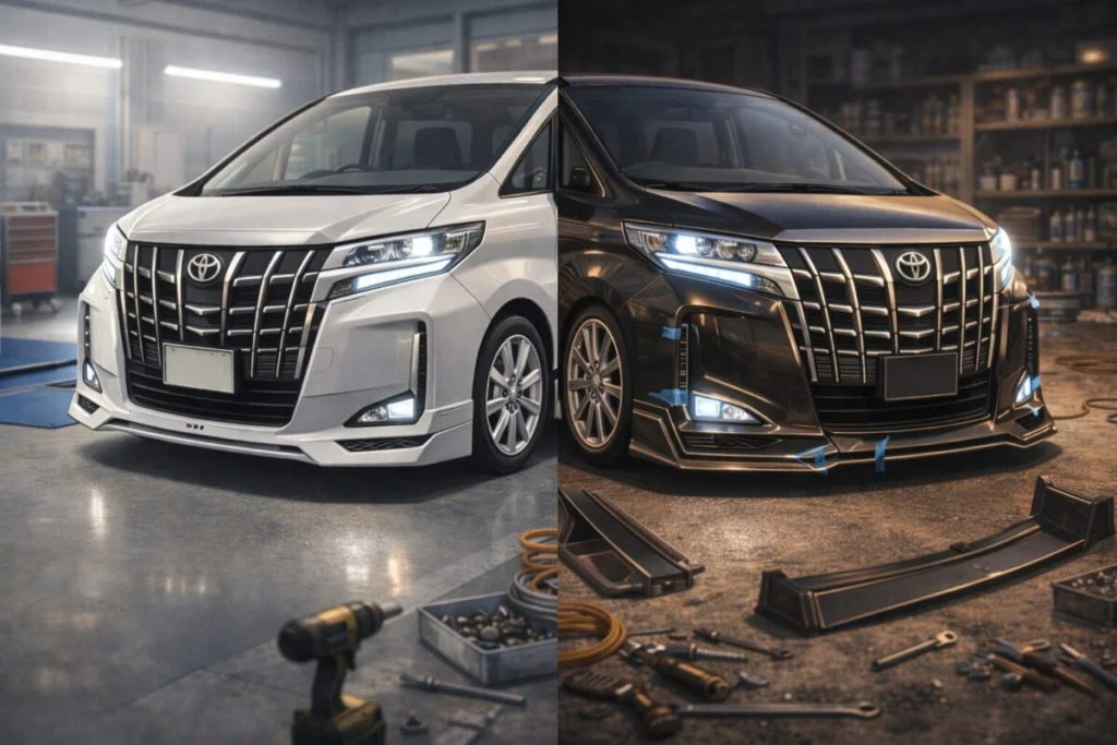 ディーラーオプションと社外エアロの考え方の違い